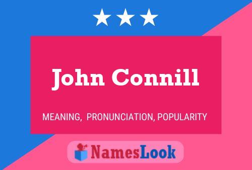 John Connill 名字海报