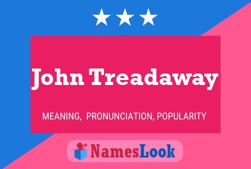 John Treadaway 名字海报