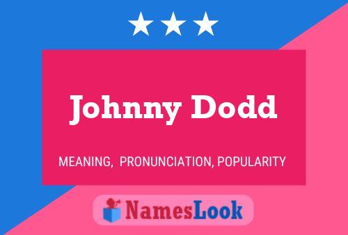 Johnny Dodd 名字海报