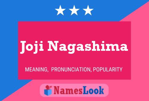 Joji Nagashima 名字海报