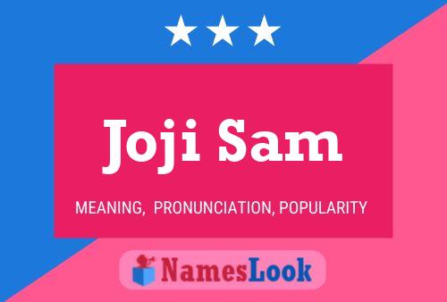 Joji Sam 名字海报