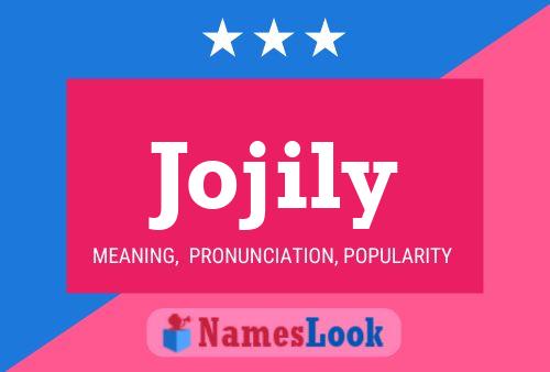 Jojily 名字海报