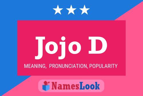 Jojo D 名字海报