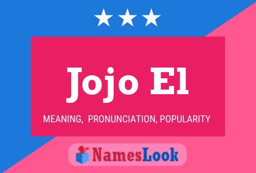 Jojo El 名字海报