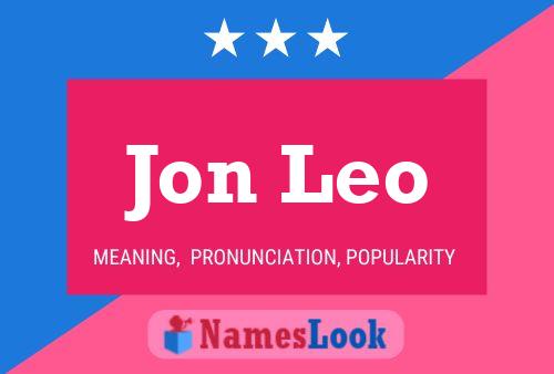 Jon Leo 名字海报