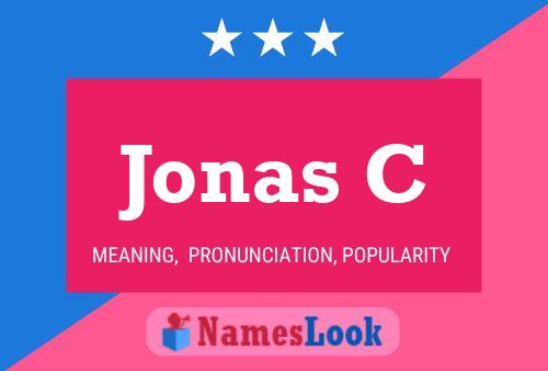 Jonas C 名字海报