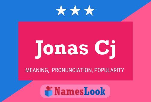 Jonas Cj 名字海报