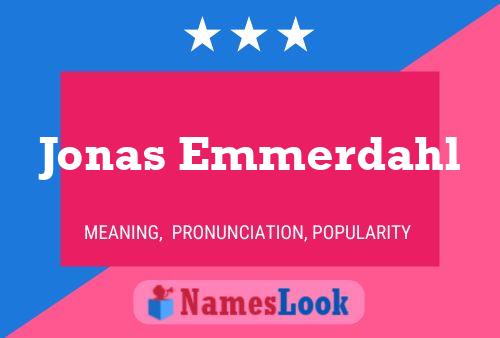 Jonas Emmerdahl 名字海报