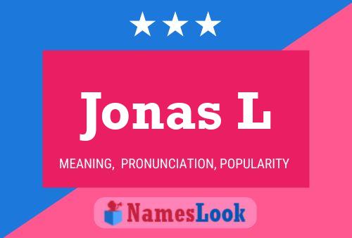 Jonas L 名字海报