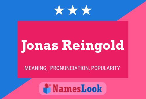 Jonas Reingold 名字海报