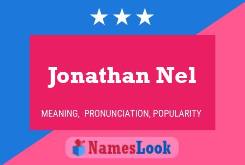 Jonathan Nel 名字海报