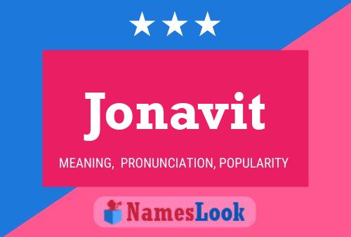 Jonavit 名字海报