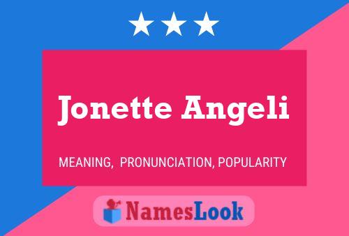 Jonette Angeli 名字海报