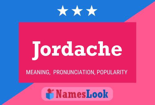 Jordache 名字海报