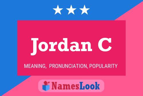 Jordan C 名字海报