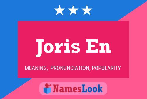 Joris En 名字海报