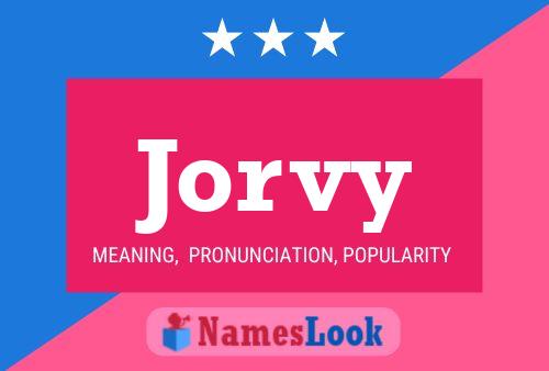 Jorvy 名字海报