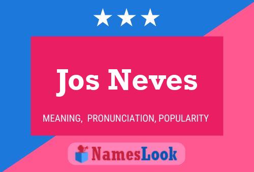 Jos Neves 名字海报