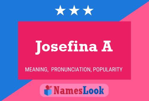 Josefina A 名字海报