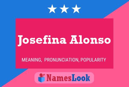 Josefina Alonso 名字海报