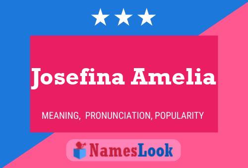 Josefina Amelia 名字海报