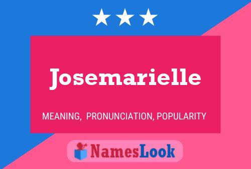 Josemarielle 名字海报