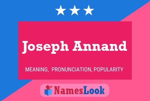 Joseph Annand 名字海报