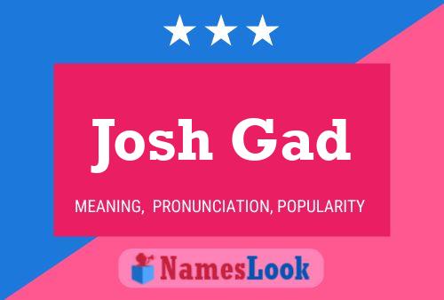 Josh Gad 名字海报