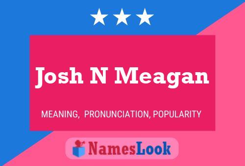 Josh N Meagan 名字海报