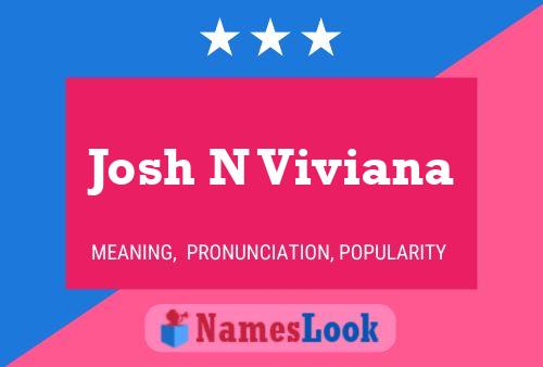 Josh N Viviana 名字海报