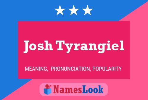 Josh Tyrangiel 名字海报