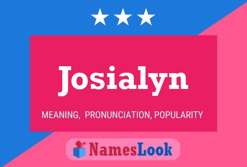 Josialyn 名字海报