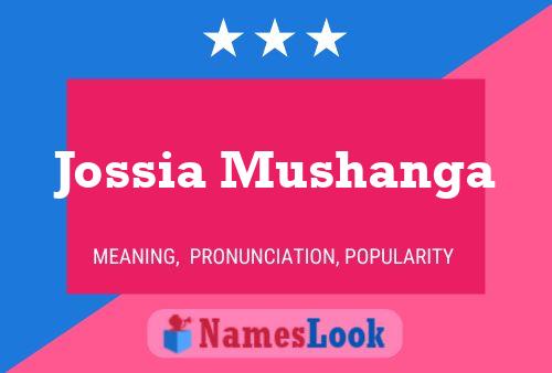 Jossia Mushanga 名字海报