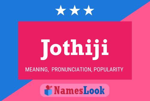 Jothiji 名字海报