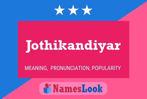 Jothikandiyar 名字海报