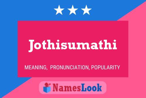 Jothisumathi 名字海报