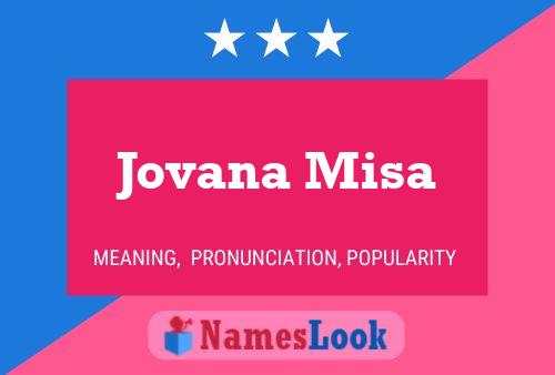 Jovana Misa 名字海报