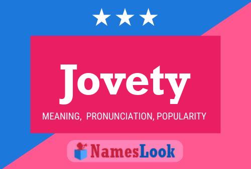 Jovety 名字海报