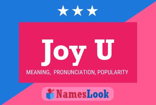 Joy U 名字海报