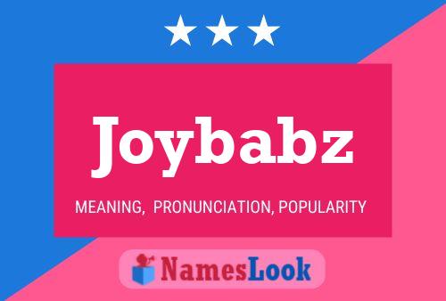 Joybabz 名字海报