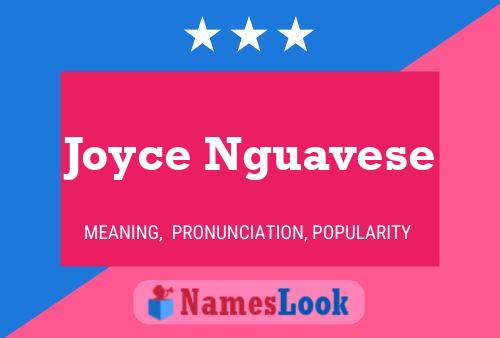 Joyce Nguavese 名字海报