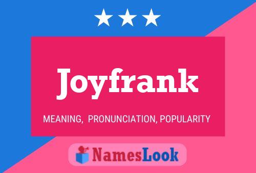 Joyfrank 名字海报