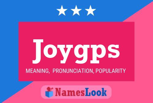 Joygps 名字海报