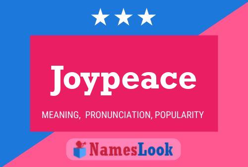 Joypeace 名字海报