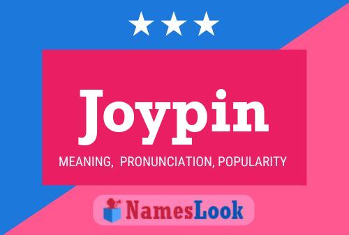 Joypin 名字海报