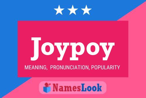 Joypoy 名字海报