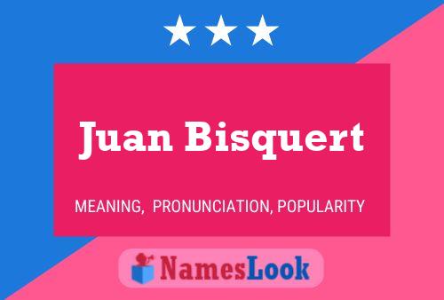 Juan Bisquert 名字海报