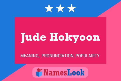 Jude Hokyoon 名字海报