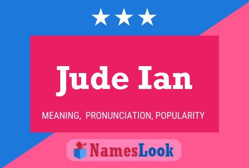 Jude Ian 名字海报