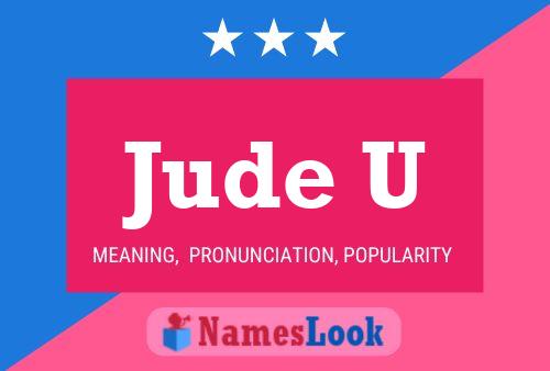 Jude U 名字海报